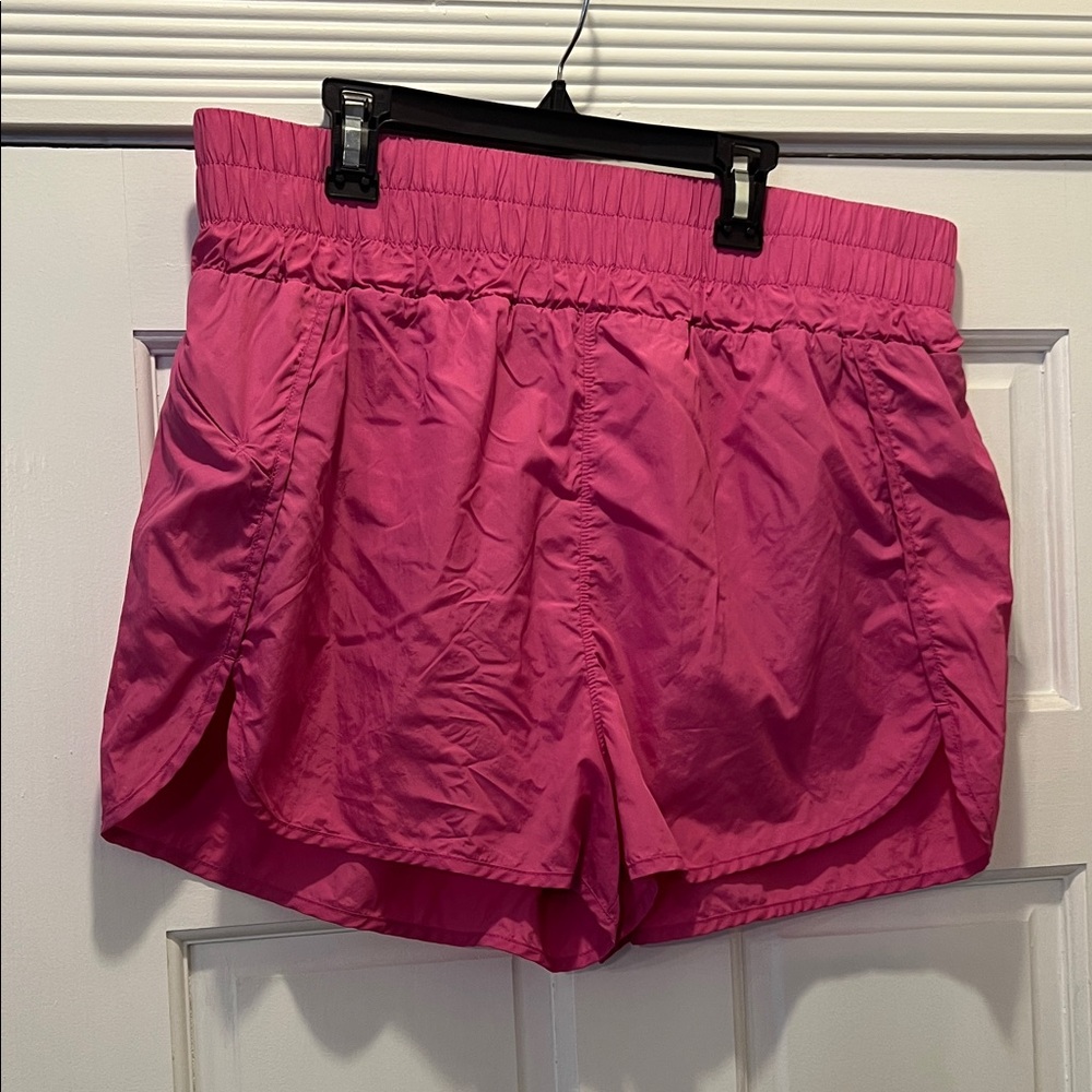 Vibrant Pink Women's Athletic Shorts